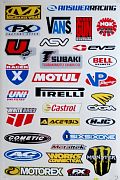Комплекты наклеек на мотоцикл-motovitrina